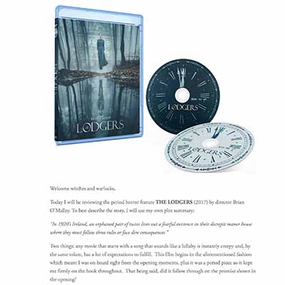 BLU-RAY/DVD REVIEW: THE LODGERS (2017)